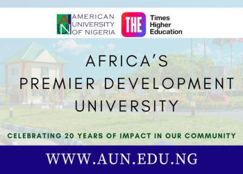 AUN PRESS RELEASE: American University of Nigeria Celebrates Debut in Times Higher Education World Universities Ranking